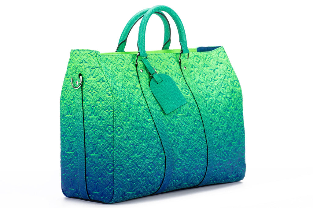 Vuitton Abloh Illusion Leather Keepall