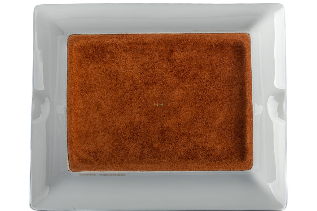 Hermes Red/Gold Panda Porcelain Ashtray