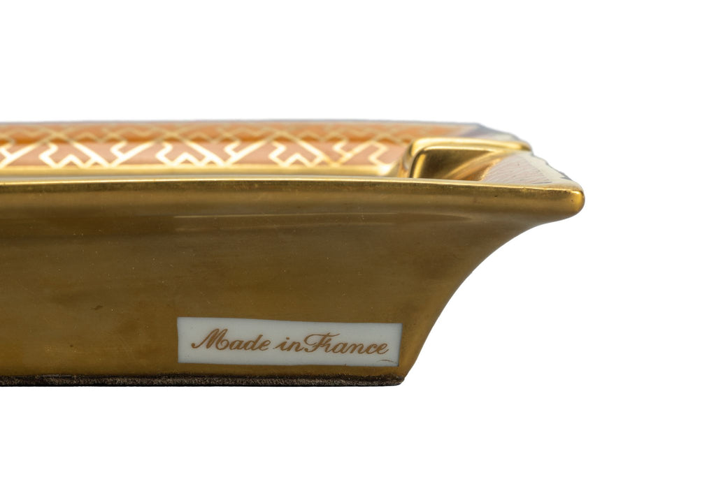 Hermès Samurai W/Horse Porcelain Ashtray