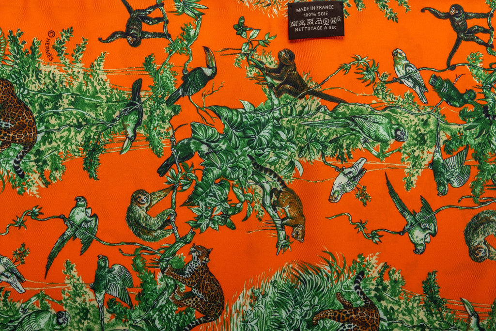 Hermès Equateur Orange Maxi Twilly BNIB