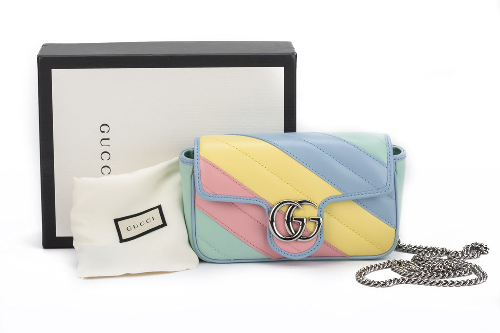 Gucci NIB Lim. Ed. Rainbow Marmont Bag