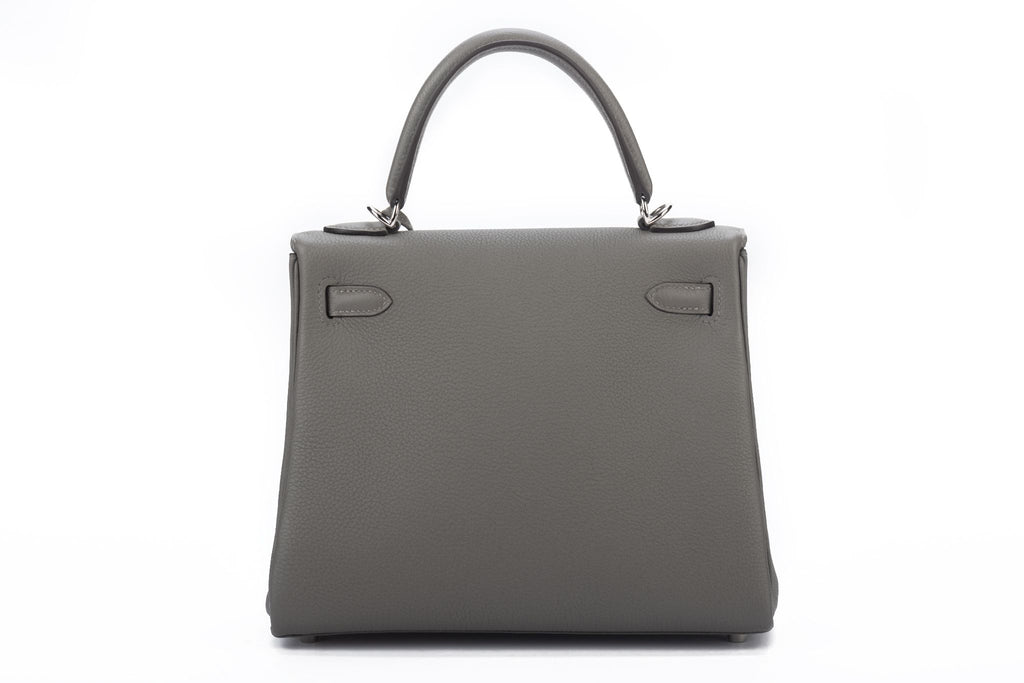 Hermes NIB Kelly 25 Retour Vert De Gris