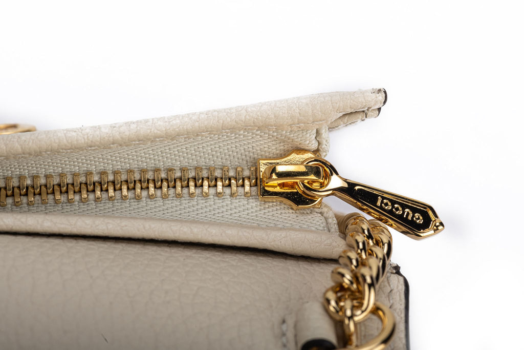 Gucci New Cream Mini Bag Cream Leather