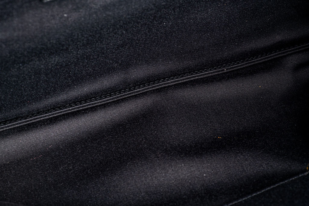 YSL New Sunset Black Leather Clutch