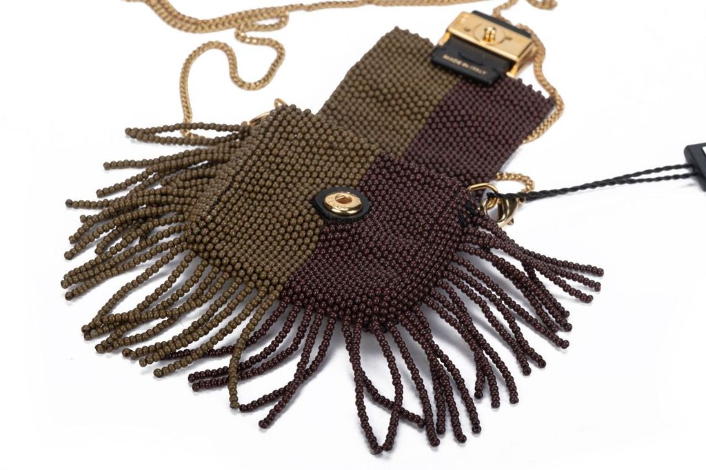 Fendi Micro Baguette With Fringes NIB