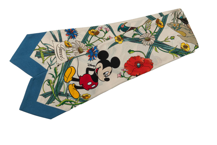 Gucci x Disney New Flora Silk Ascot