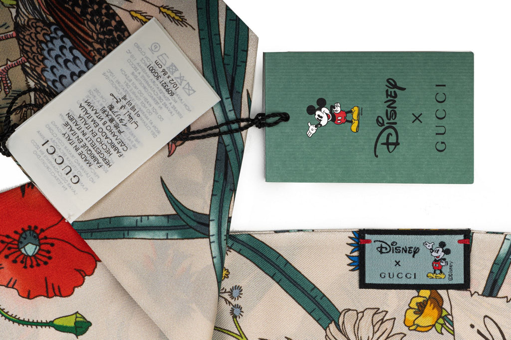 Gucci x Disney New Flora Silk Ascot
