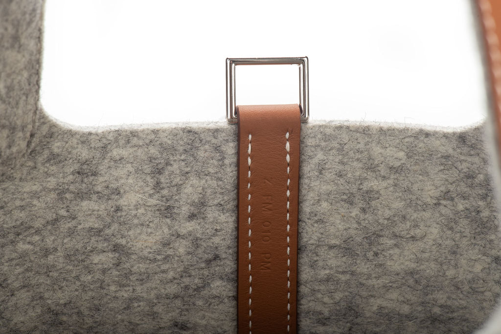 Hermès BNIB Picotin 18 Feutre Gris Gold