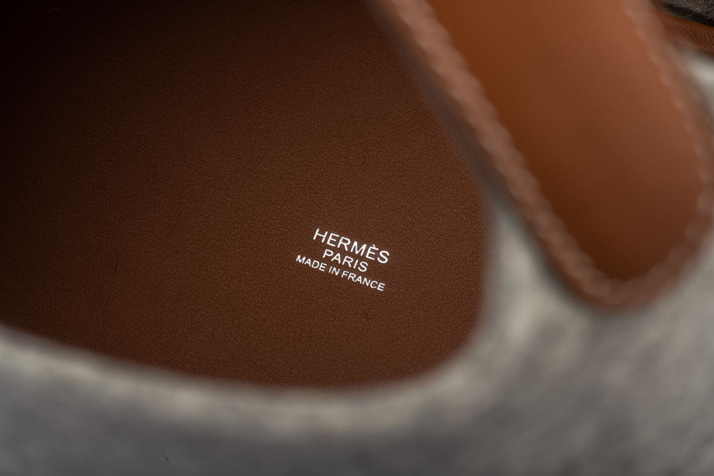 Hermès BNIB Picotin 18 Feutre Gris Gold
