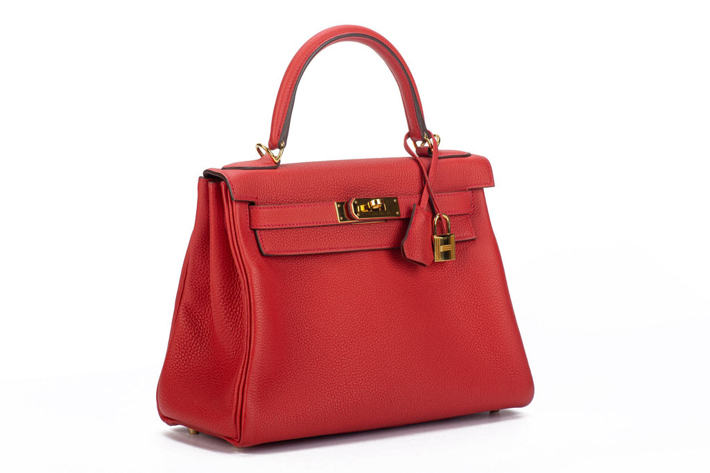 Hermes Kelly Retourne 28 Geranium Togo