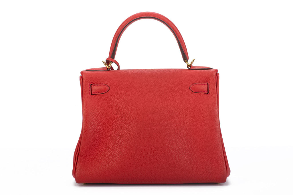 Hermes Kelly Retourne 28 Geranium Togo