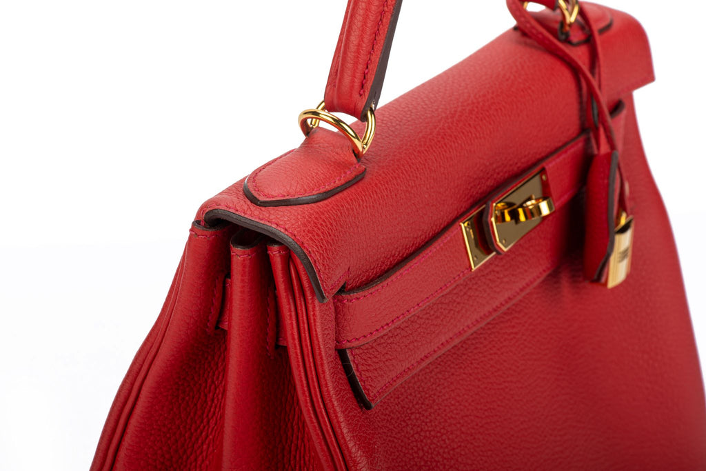 Hermes Kelly Retourne 28 Geranium Togo