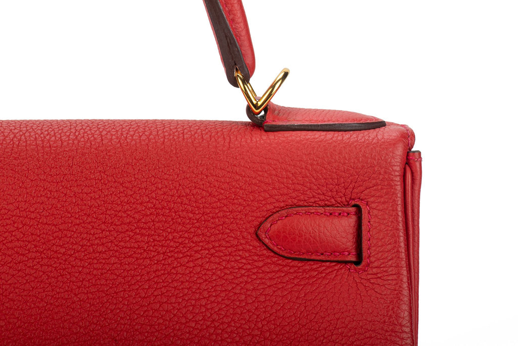 Hermes Kelly Retourne 28 Geranium Togo