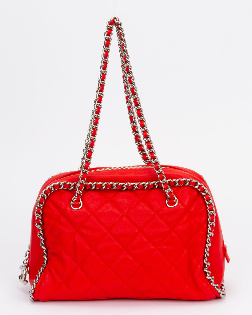 Chanel Red Chain Aorund Shoulder Bag