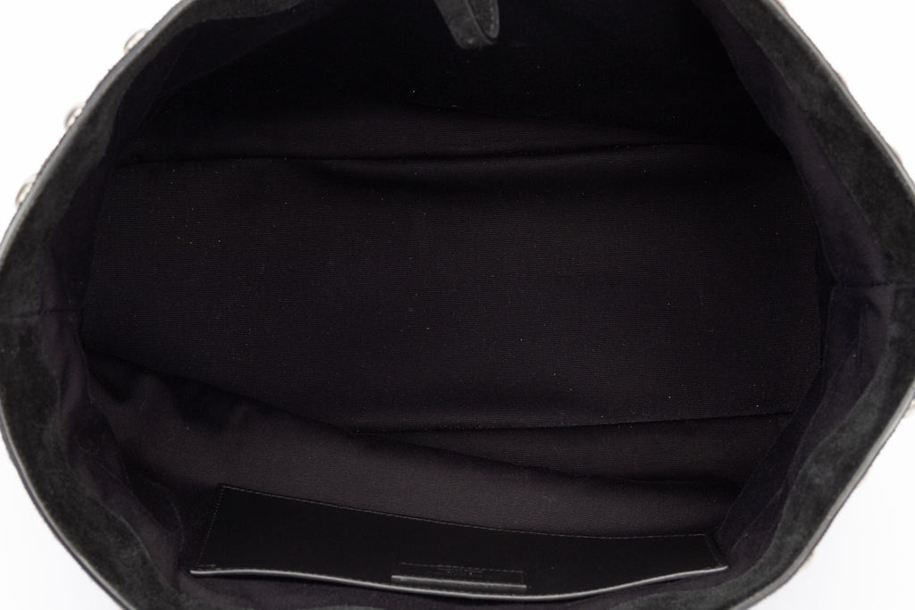 YSL New Studded Black Tote