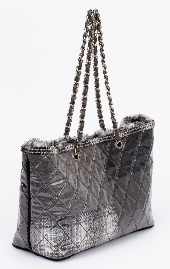 Chanel Large Fantasy Tweed Quilted Tote