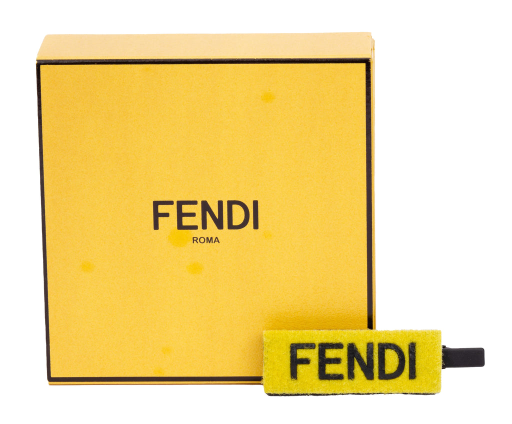 Fendi Velcro Hairclip Yellow