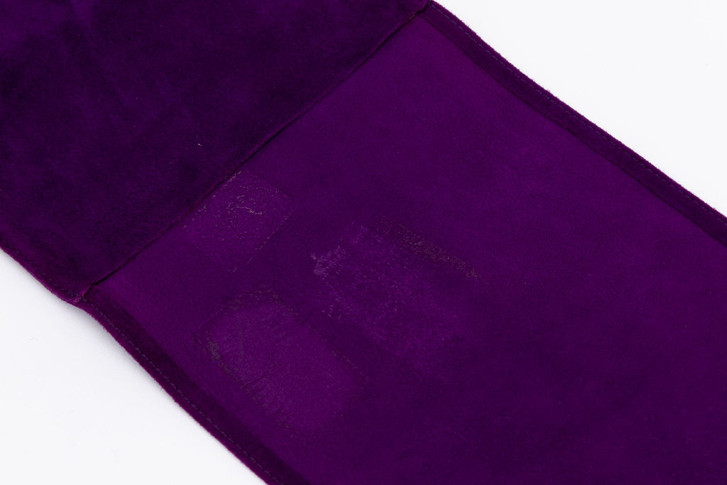 Fendi Vintage Wide Purple Suede Belt