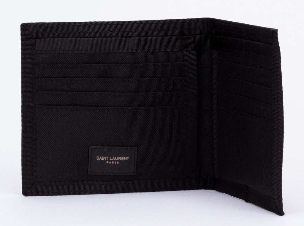 YSL NIB Black Bifold Wallet