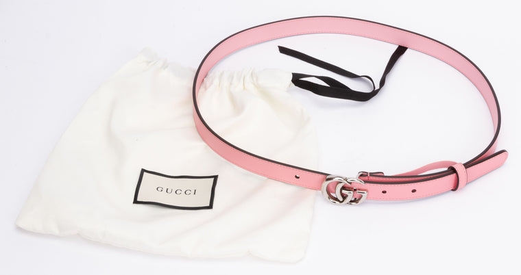 Gucci New Thin Belt Baby Pink