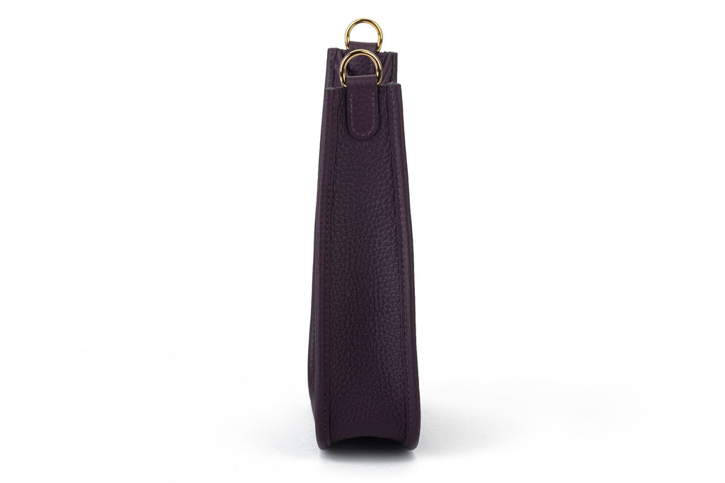 Hermes BNIB Cassis Mini Evelyne Gold