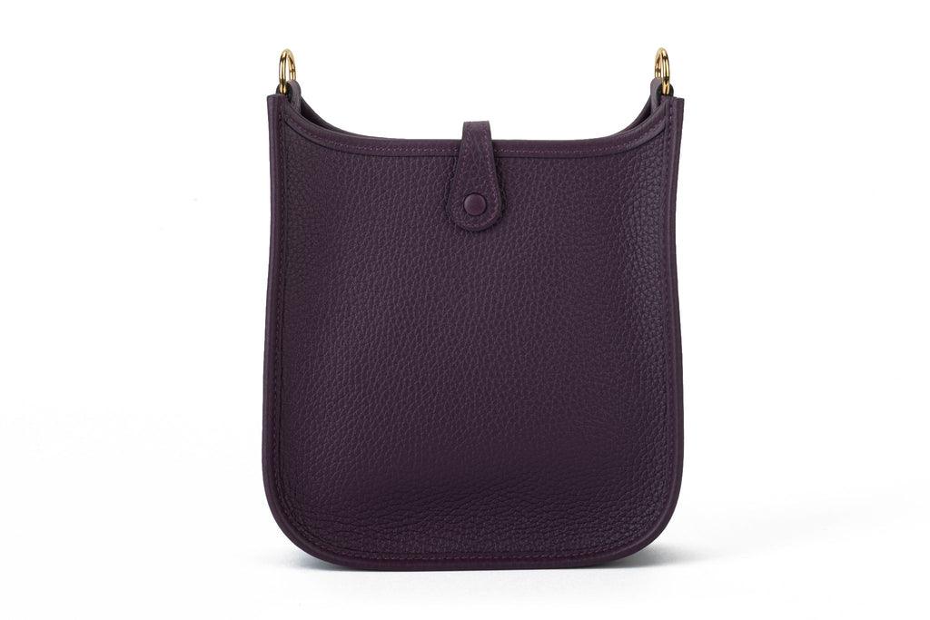 Hermes BNIB Cassis Mini Evelyne Gold