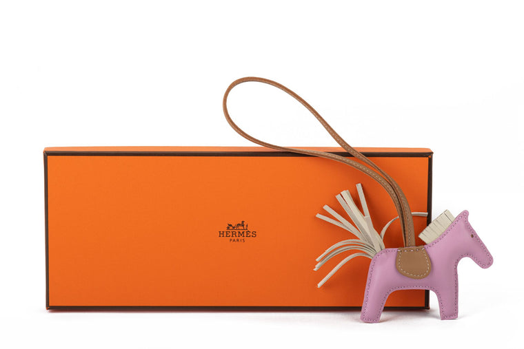 Hermès NIB Roddeo Sm Mauve Sesame