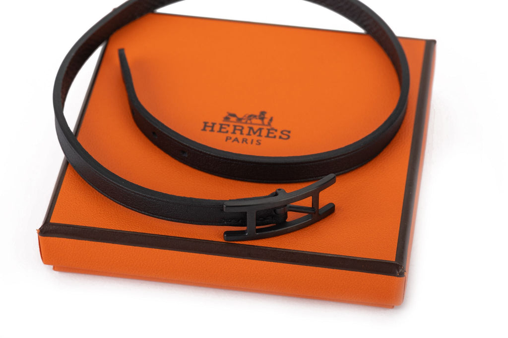 Hermes BNIB So Black Hapi Bracelet