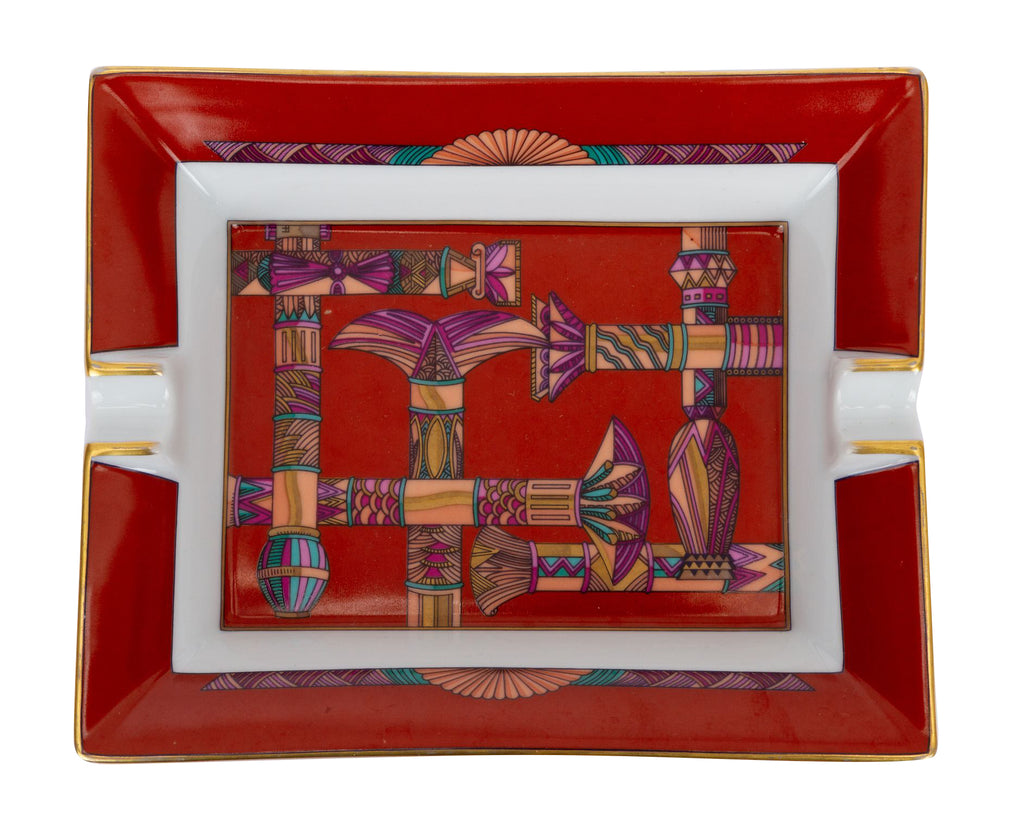 Hermès Vintage Ashtray Red