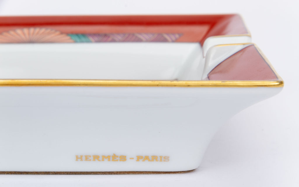 Hermès Vintage Ashtray Red