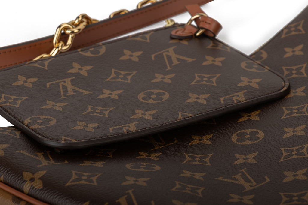 Vuitton BNIB 2 Tone Monogram Hobo Bag