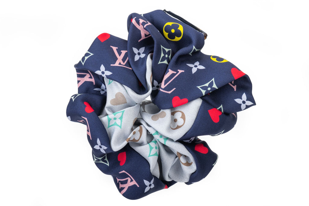Vuitton BNIB LG Silk Bicolor Scrunchie