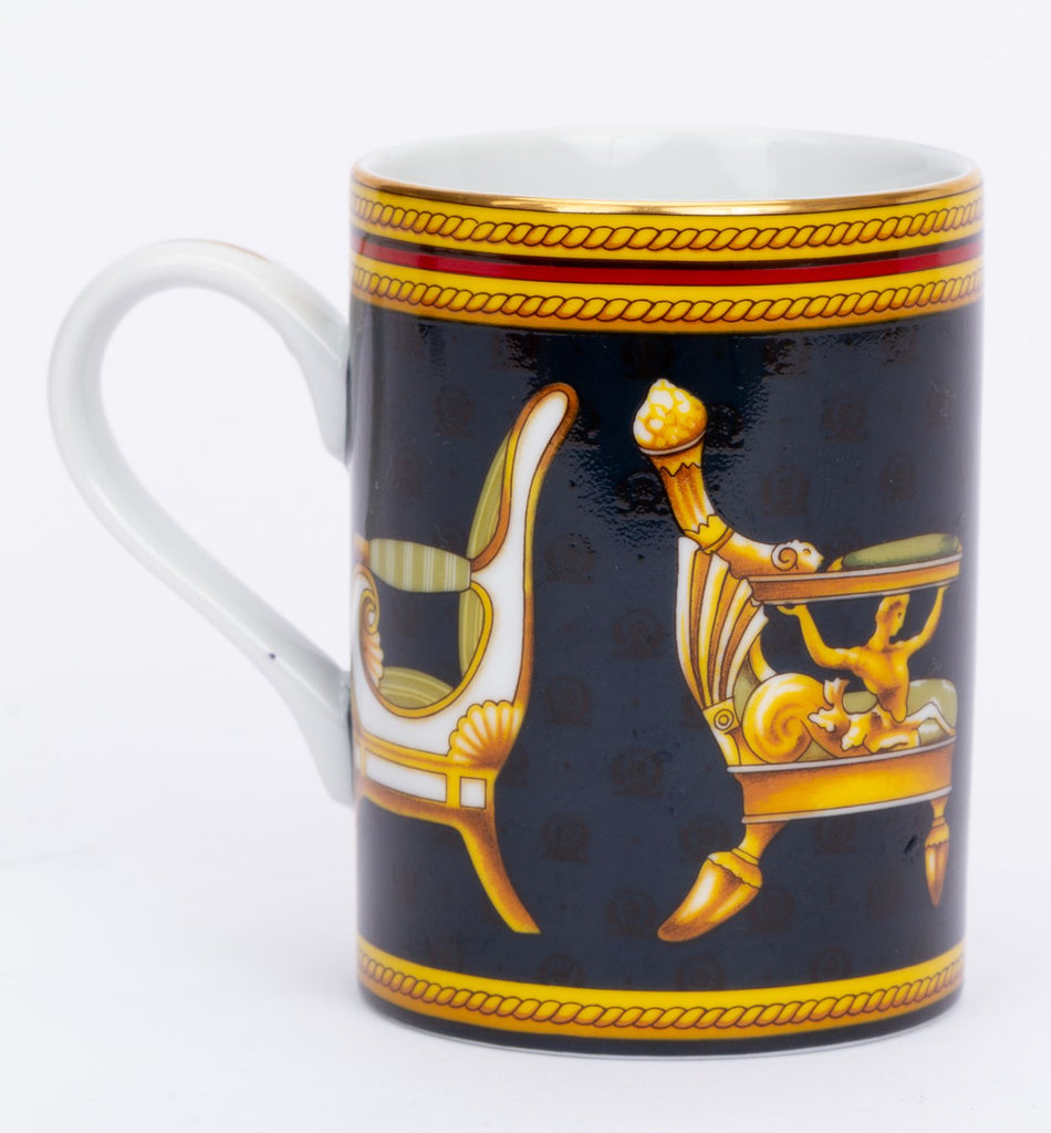 Gucci Set/2 Porcelain Chair Tea Cups