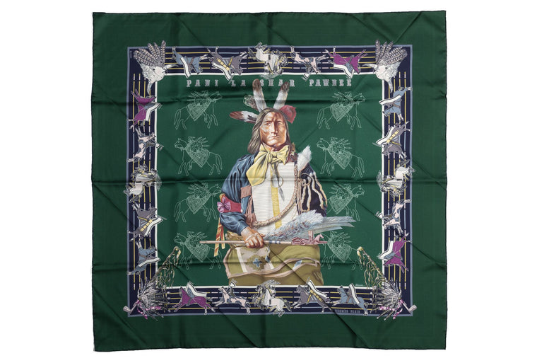 Hermès Lim. Ed. Pawnee Bandana Scarf