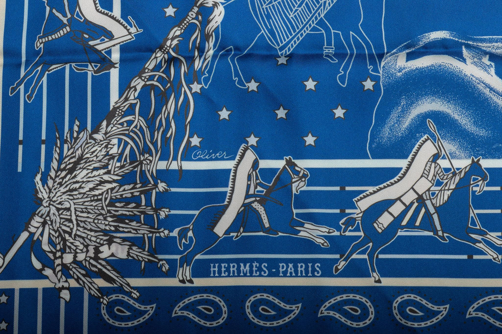 Hermès Lim. Ed. Pawnee Bandana Scarf