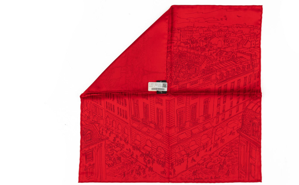 Hermès BNIB Red Rue Foubourg Gavroche