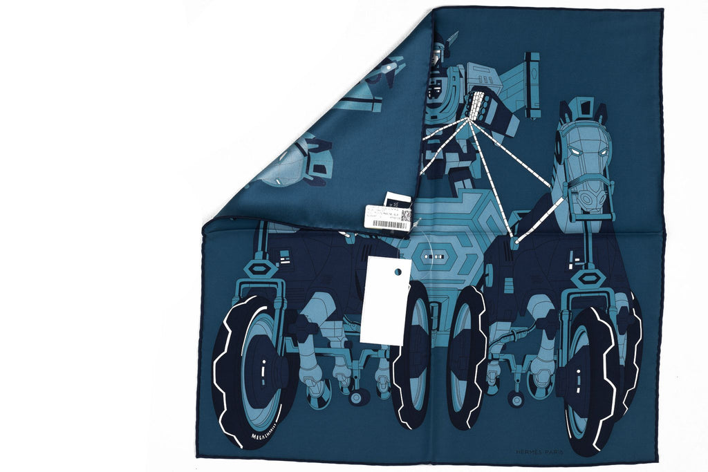 Hermès BNIB Rare Blue Robot Gavroche