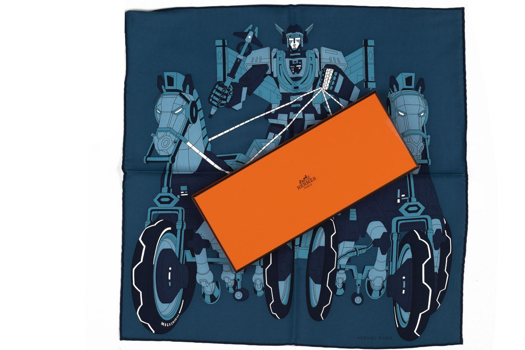 Hermès BNIB Rare Blue Robot Gavroche