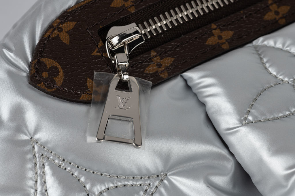 Vuitton NIB Silver Pillow Bumbag LOGO