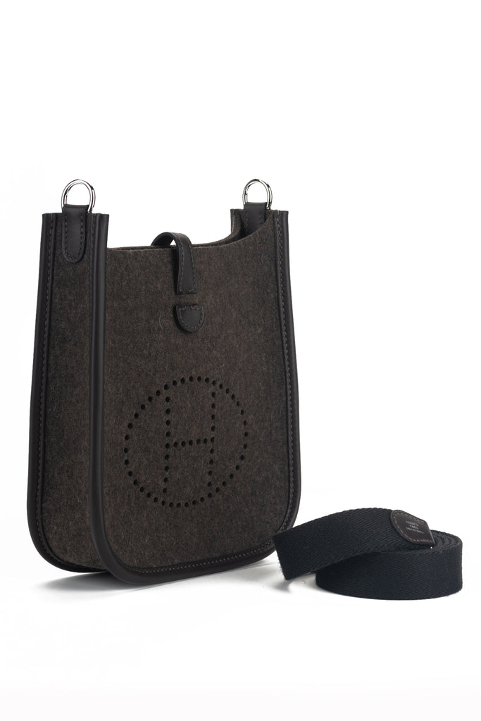 Hermes BNIB Mini Evelyne Felt/Swift
