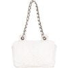 Chanel Rare White Crochet Flap Bag