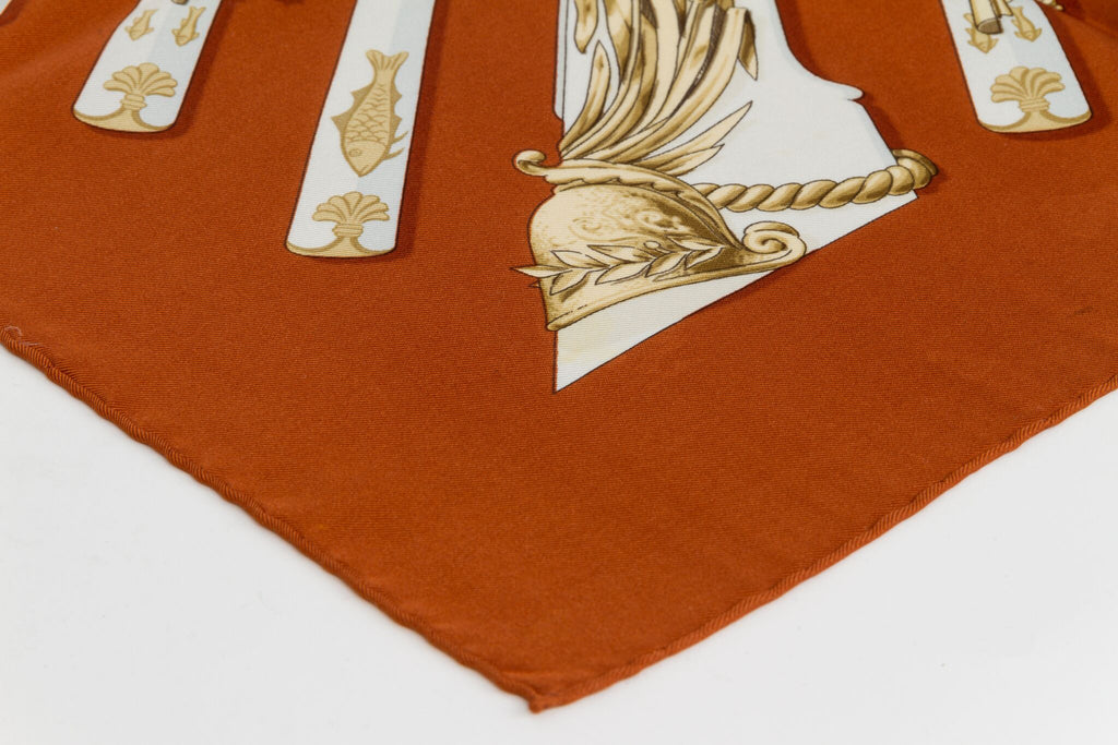 Hermès "La Marine a Rames" Silk Scarf