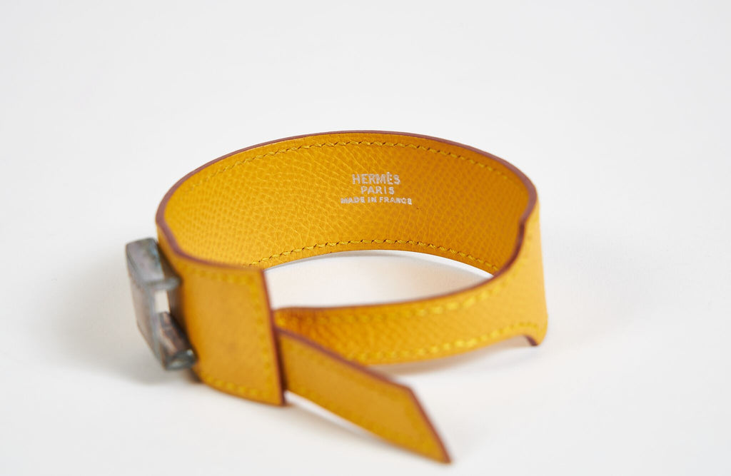 Hermès Jaune d'Or Epsom Tuareg Bracelet