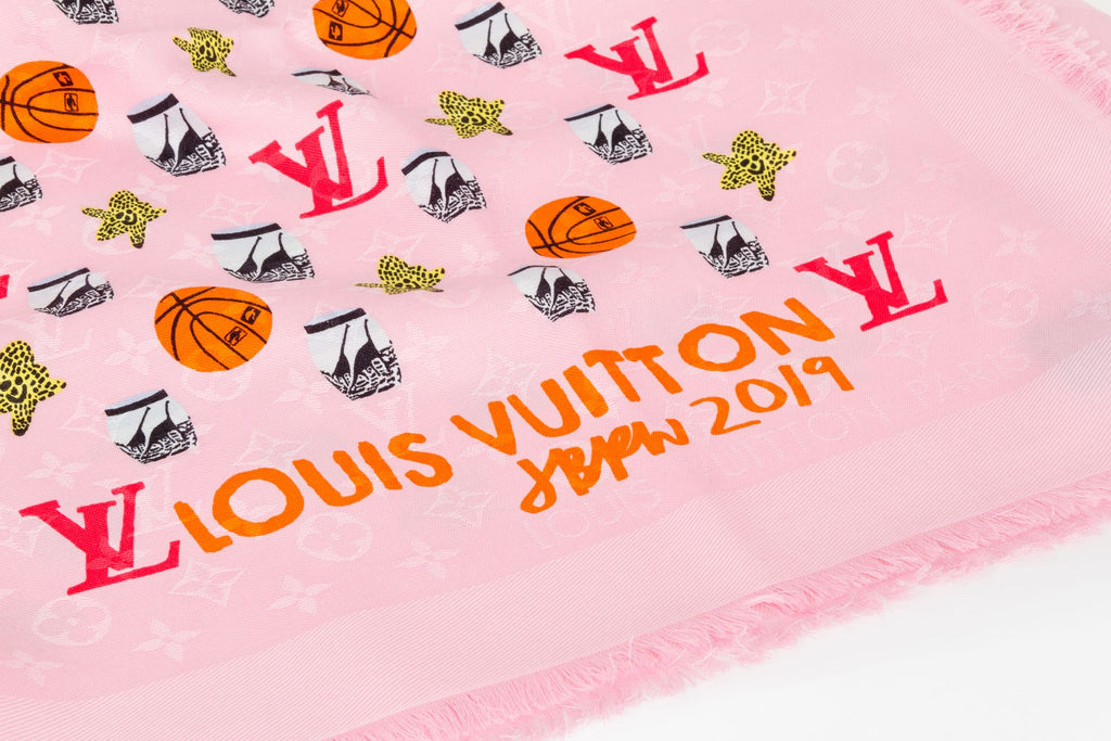 Vuitton Lim.Ed. Bubble Pink Shawl NIB