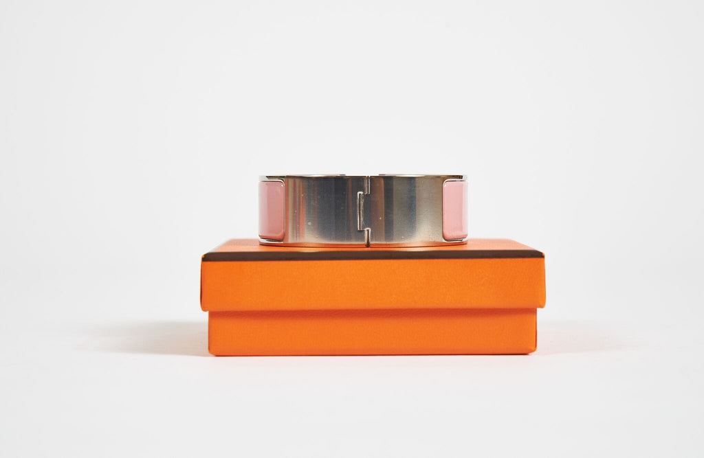 Hermès Rose Clic Clac Bracelet