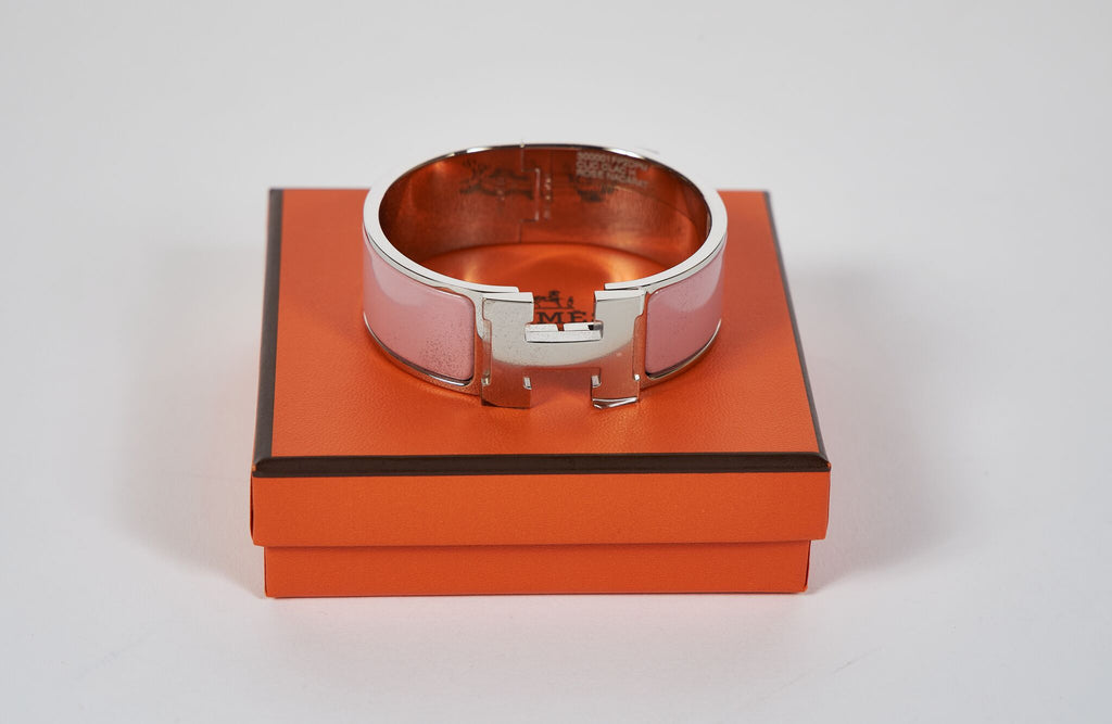 Hermès Rose Clic Clac Bracelet