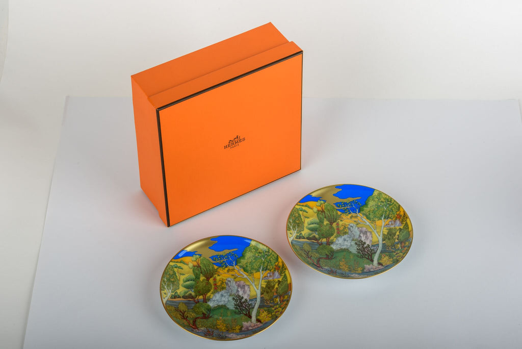 Hermès Cheval d'Orient Plates S/2