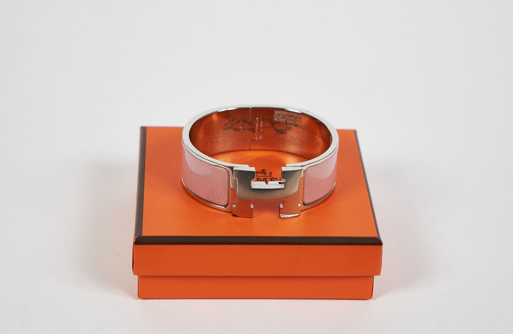 Hermès Rose Clic Clac Bracelet