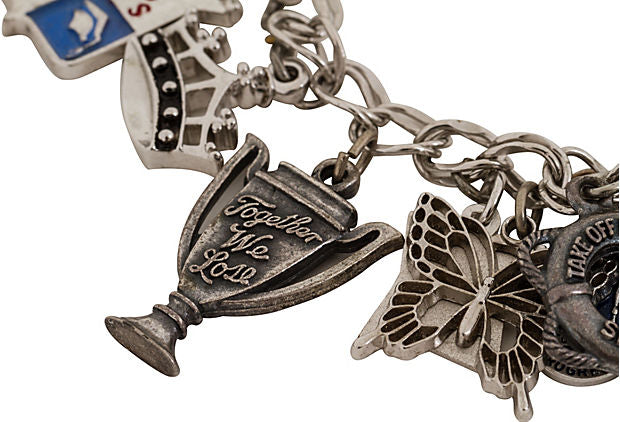 Sterling Silver Multi-Charm Bracelet