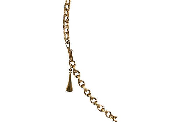 Juliana Citrine Stone Gold Necklace